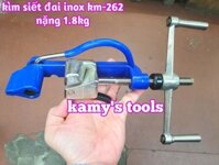 Kìm siết đai inox km-262 kamy tools, dụng cụ rút siết cảo căng dây đai inox tương tự s262 ybico