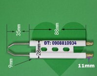 KIM SỨ HAI CÀNG BẾP LÒ NUÓNG 88MM   -  Mã sản phẩm: KIM SỨ HAI CÀNG BẾP LÒ NUÓNG 88MM