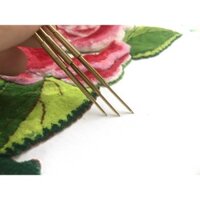 Kim Thêu Nổi Đặc Biệt kết hợp thêu nổi, thêu nhung, thêu xù tặng kèm 10 mẫu thêu
