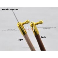 Kim thêu Tambour, tambours, kim móc cườm, kim sa tay cầm bằng gỗ (1 thân kim + 3 đầu kim) Cici Handmade nguyên liệu