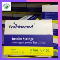 Kim tiêm tiểu đường, 0,3x 8mm, Hộp 100 cái