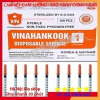Kim Tiêm Tiểu Đường Insulin, Bơm Tiêm Thẩm Mỹ U100 1ml VINAHANKOOK [Hộp 100 Cái] - [HÀNG CHÍNH HÃNG]