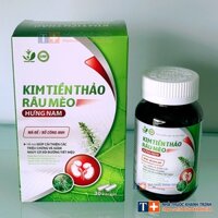 Kim tiền thảo râu mèo - bào mòn sỏi tiết niệu, tăng đào thải sỏi, ngăn ngừa sỏi thận (lọ 60 viên)