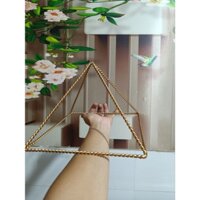 kim tự tháp thiền tensor KT23cm bằng đồng đỏ nguyên chất