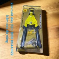 kìm tuốt dây điện BOSI BS443122 bấm cos đa năng Phụ tùng máy cày,máy nổ,máy sát gạo,ô tô,thóc