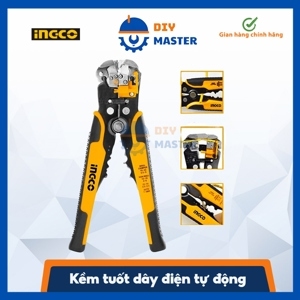 Kìm tuốt dây điện tự động Ingco HWSP102418