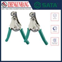 Kìm tuốt dây tự động SATA 91213,91212 tuốt dây điện, cắt cáp điện