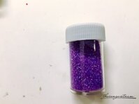 Kim tuyến hạt trang trí màu tím