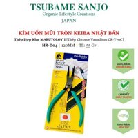 Kìm Uốn Mũi Tròn Mini Pro-Hobby KEIBA 120MM: HR-D04 | Thép Hợp Kim MARUTOLOY 1 [Chrome Vanadium CR-V70C] - Tsubame Sanjo