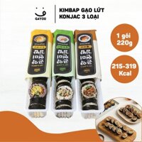 Kimbap Gạo Lứt Konjac 3 Loại 220g/túi