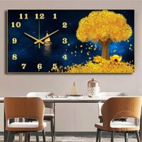 Kimdecor365- Mẫu đồng hồ bán chạy nhất shop, đồng hồ tráng gương 5D, cây kim tiền tài lộc