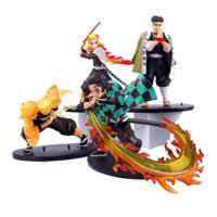 Kimetsu No Yaiba Hand-Made Battle My Wife Shan Yi Yan Column Fire God Tanjirou Anime Peripheral Decoration Chassis Decoration 64Rz