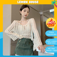 Kimono Áo lưới đi biển nữ cá tính, thoải mái