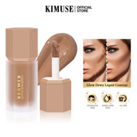 Kimuseglowdewyliquidcontour Không trọng lượng Lâu trôi Chống nhòe Tự nhiên Hoàn thiện Kem lỏng Bronzer Mặt Mỹ phẩm Trang điểm