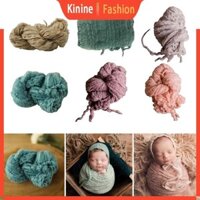 Kin Baby Photo Wrap Chăn Ảnh Phông Nền Mềm Tư Thế Chăn Sơ Sinh Ảnh Quấn