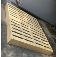[Kín Chân] Giường Ngủ Pallet Gỗ Tự Nhiên 1m8*2m cao 20cm - Pallet Gỗ Giá Rẻ Gấp Gọn - Bảo Hành 1 Năm