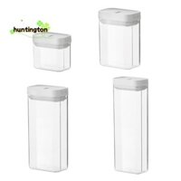 Kín Hộp Bảo Quản Thực Phẩm Ngũ Cốc Kẹo Lọ Khô Nhà Bếp Vuông Trong Suốt Kín Hộp Đựng Đồ Ăn Nhẹ Khô Hàng Bảo Quản Bình Bền