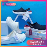 (kín mũi nam nữ) Dép Cross Literide 🎁 FREESHIP 🎁 giày sục sandal Cross quai ngang bít đầu