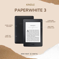 Kindle Paperwhite 3 - Thiết bị đọc sách tiện lợi (Tặng bao da + kho sách)