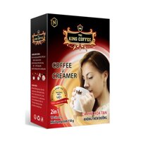 King coffee hòa tan 2in1 cà phê & Creamer - Hộp 15 sticks LazadaMall