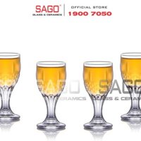 King Dealay JXB004 - Ly Thủy Tinh Có Chân King Dealay Classic Liqueur 10ml | Thủy tinh Cao Cấp