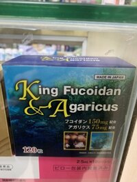 King Fucoidan & Agaricus 120 viên