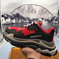 [KING20 giảm 20k]  Giày Sneaker Nam Nữ Balen Triple S đỏ (fullbox+freeship) Cam kết chính hãng