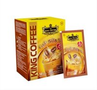 KingCoffee | Cà phê hòa tan Café SỮA Plus – Hộp 200 g (10 gói x 20 g)