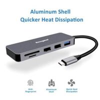 KingMa BMU012 – Thiết bị đa năng 7in1 OTG Type-C đọc thẻ/ truyền dữ liệu/ HDMI capture card
