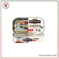 King's Fisher Cá Mòi Sốt Dầu Tương Ớt 125gr