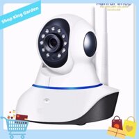 King's Garden - Camera IP Wifi 2 Anten HD IPC 6.0 tặng thẻ nhớ 16G lưu 3-4 ngày điều chỉnh hướng qua điện thoại