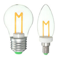 Kingso 220V 4W 4E14/E27 Warm White LED Light Bulb Edison M Shape Retro Light