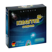 Kingster Dotted Hộp 3 cái – Bao cao su gân gai