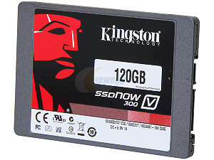 Ổ cứng SSD Kingston SSDNow V300 120GB/ Sata 3/ 2.5" (Đọc 450MB/s, Ghi 450MB/s) - SV300S37A/120G