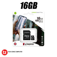 kingston_ 16 Gb Class10 Thẻ Nhớ Micro Memory Card Sd