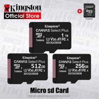 Kingston Canvas Select Plus Thẻ microSD Class10 carte sd memoria 128GB 32GB 64GB 256GB 512G 1TB TF Flash Thẻ Nhớ Cho Điện Thoại