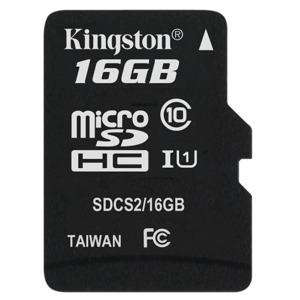 Thẻ nhớ Kingston Micro SDHC Class 10 - 16GB