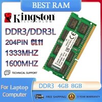 kingston ddr3 4gb 8gb ram 1600mhz ddr3l 1333mhz  PC3 12800 memory Notebook