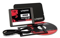 Kingston Digital 60GB SSDNow V300 SATA 3 2.5 (7mm height) Notebook Bundle Kit with Adapter Solid State Drive SV300S3N7A/60G