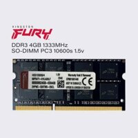 Kingston fury 4gb 8gb 1333mhz ddr3 hyperx ram laptop sodimm bộ nhớ tác động