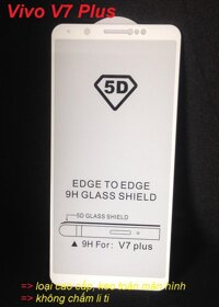 Kính 5D Full cao cấp cho Vivo V7 Plus
