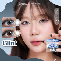 Kính áp tròng 1 ngày cận LENS XOẮN lens nâu xám hàn quốc rõ viền cấp ẩm cao OLOLA GLINT