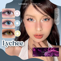 Kính áp tròng 1 ngày LENS XOẮN cá tính hồng xanh sáng tây COLOR CL ADDICT LYCHEE