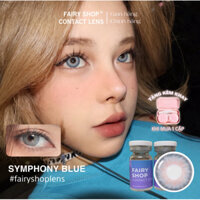 Kính Áp Tròng 6 tháng Xanh Tây Symphony Blue Sky 14.0mm - FAIRY SHOP CONTACT LENS silicone Hydrogel - độ cận 0 - 6 OLENS