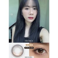 Kính áp tròng ánh nâu rêu FROMLX Contact Lens giãn nhẹ tự nhiên phong cách Hàn Quốc (0-8 ĐỘ) 6 tháng