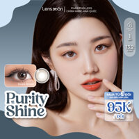 Kính áp tròng cận 1 ngày LENS XOẮN lens tự nhiên nâu có viền OLOLA PURITY SHINE TAUPE BROWN