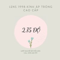 Kính Áp Tròng Cận 2,75 độ (ib chọn mẫu) KOREA- LENS CAO CẤP