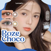 Kính áp tròng cận 6 tháng LENS XOẮN lens nâu tây choco tự nhiên B.S.COR ROZE