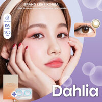 Kính áp tròng cận, lens cận Dahlia Brown hãng Olola