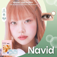 Kính áp tròng cận, lens cận Navid Beige hãng MyFipn